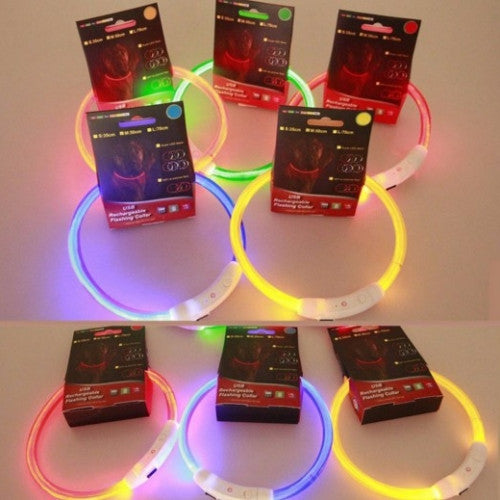 Adjustable and Rechargeable LED Pet Collar